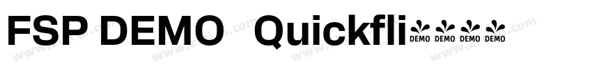 FSP DEMO   Quickfli字体转换